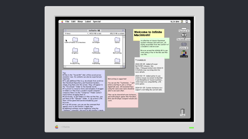 Jouez avec ces versions rétro de macOS dans votre navigateur.
