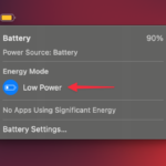 Comment activer et désactiver le mode faible consommation sur votre Mac