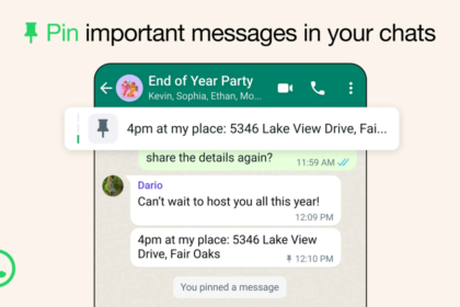 Vous pouvez désormais épingler jusqu’à trois messages dans les discussions WhatsApp.