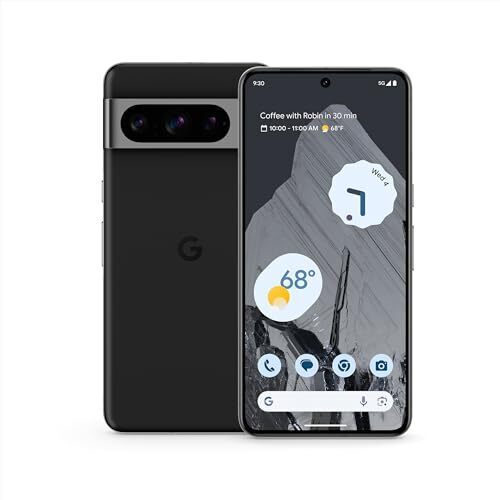 Google Pixel 8 Pro 5G 256GB Téléphone Débloqué (Obsidian)