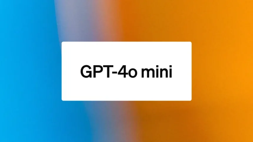 Le GPT-4o Mini : un modèle presque aussi performant que le GPT-4o à un prix réduit.