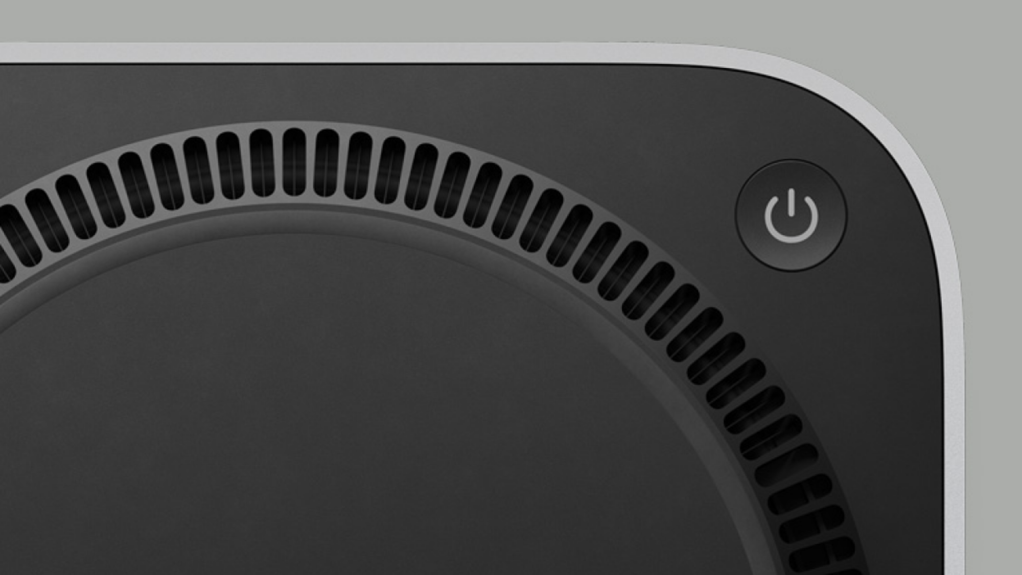 Bouton d'alimentation du Mac mini 2024