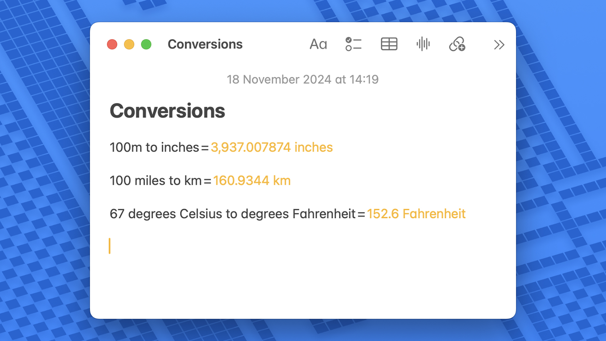 Math Notes sur Mac
