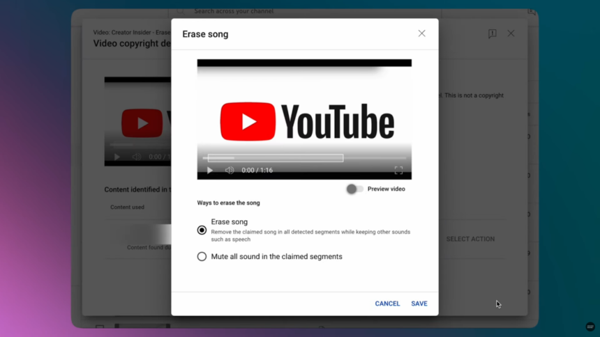 YouTube utilise l’IA pour supprimer la musique sous copyright