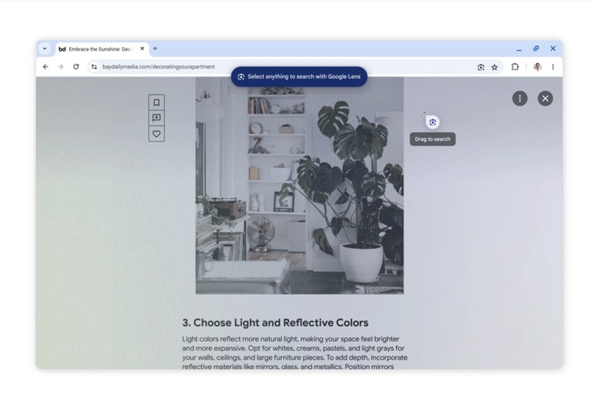 Google Lens sur desktop