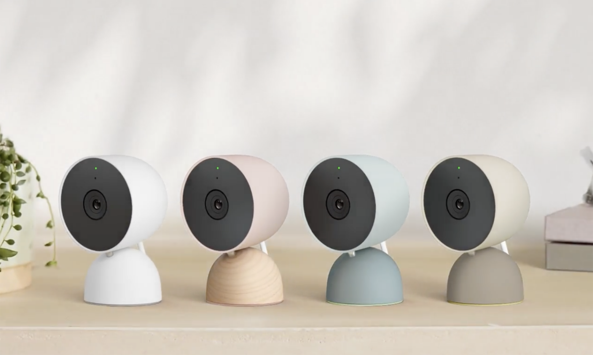 Options de couleur de Google Nest Cam