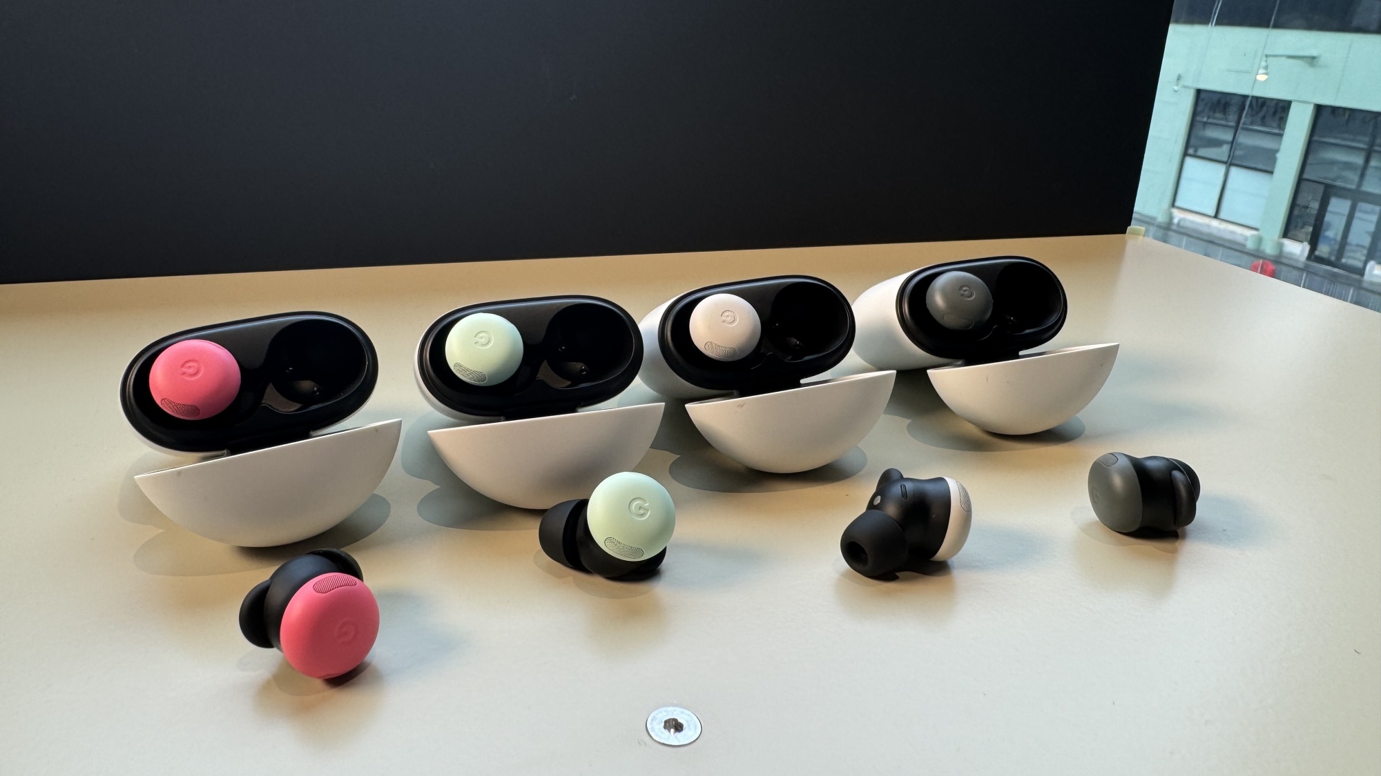 Pixel Buds Pro 2 en plusieurs couleurs