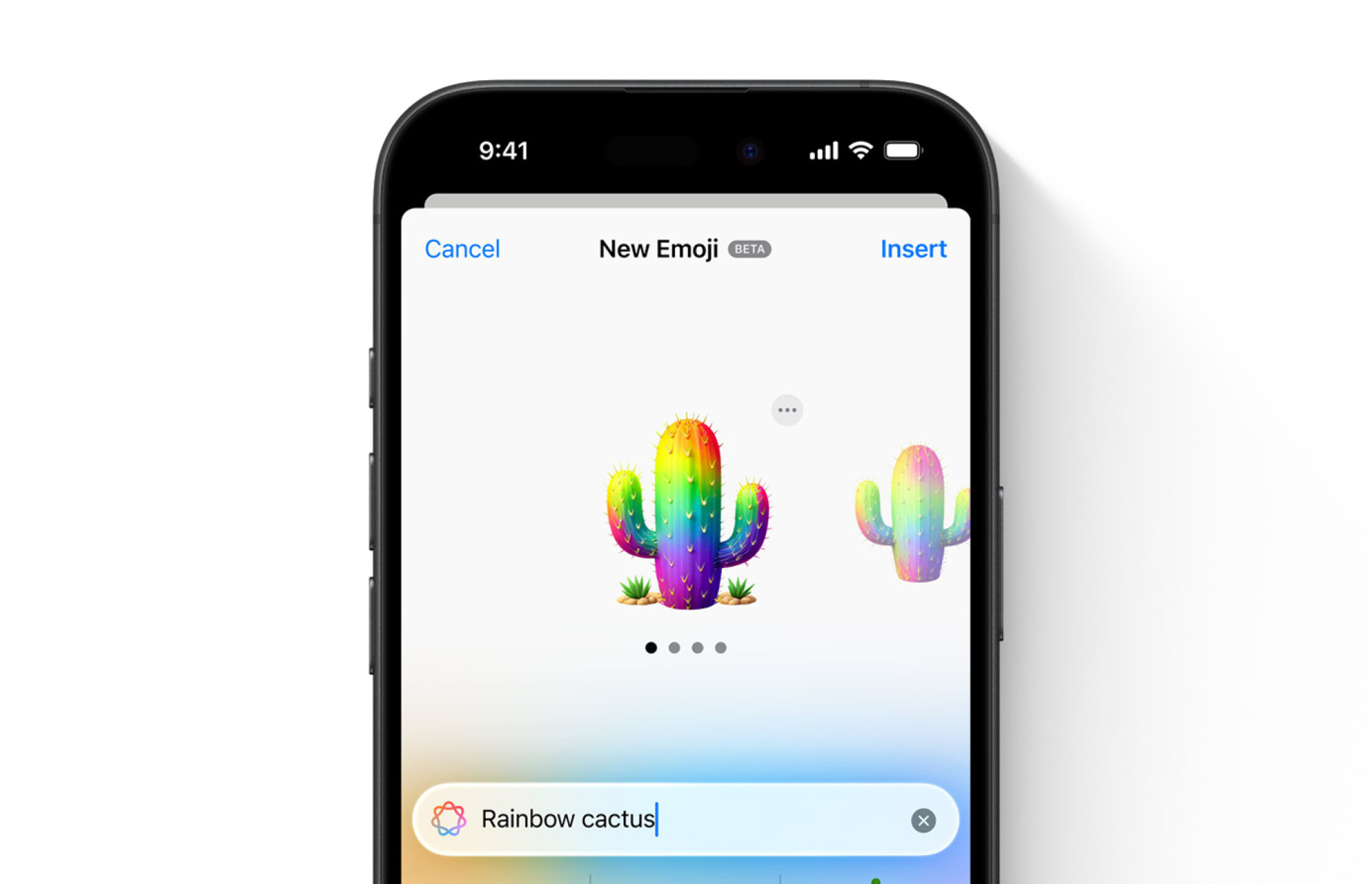 Création de Genmoji sur iPhone