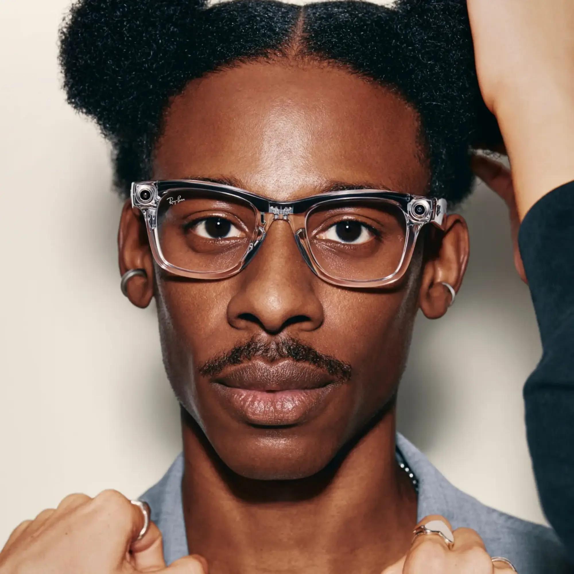 Lunettes Ray-Ban Meta Transparentes