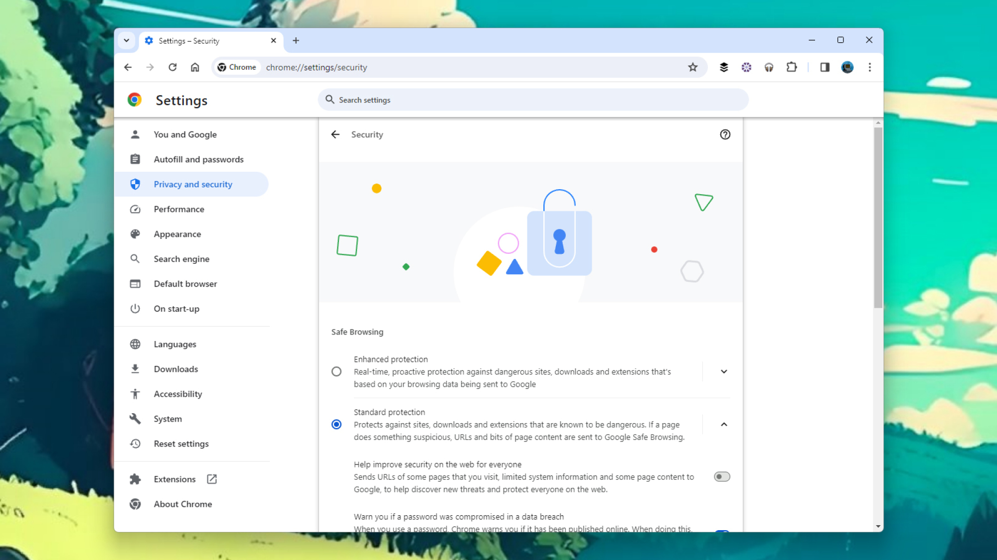 Vérification de Sécurité Google Chrome