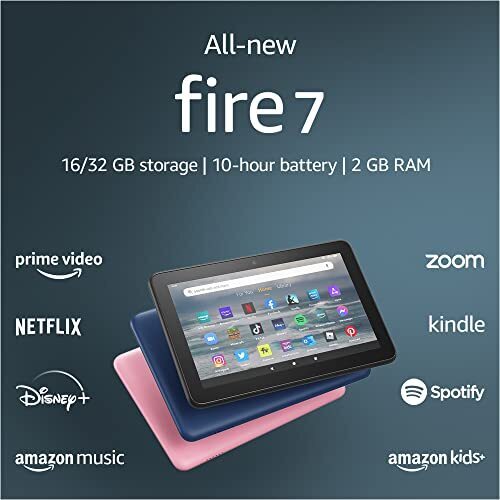 Tablette Amazon Fire 7 32GB (sortie 2022, Noir)