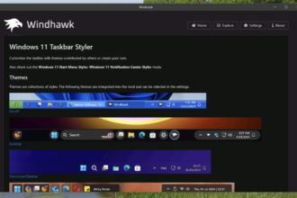 L’application Windhawk : des mods pour Windows