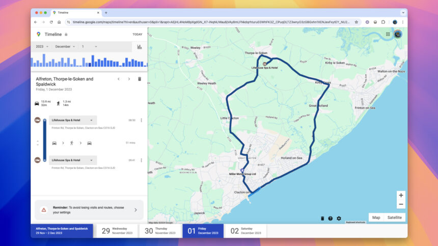 L’historique est la meilleure fonctionnalité de Google Maps, mais elle sera moins utile par la suite.
