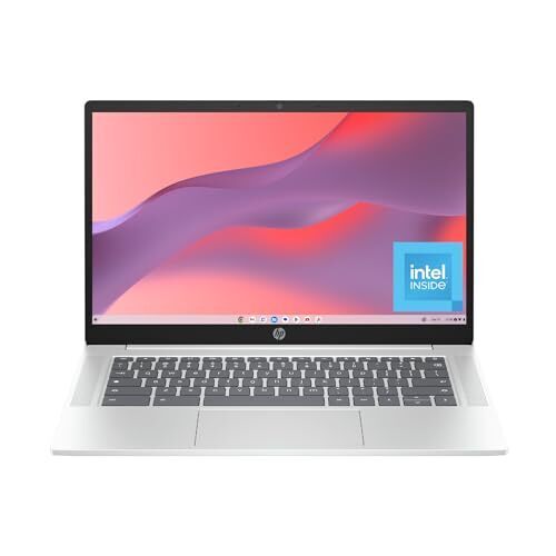 HP Chromebook 14 pouces Laptop, Écran FHD, Intel N100, 4 Go RAM, 64 Go eMMC, Intel UHD Graphics, Chrome OS 14a-nf0009nr (2024)