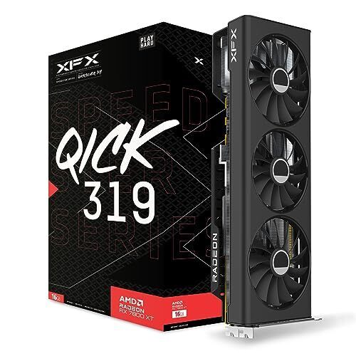 Carte graphique XFX Speedster QICK319 RX 7800 XT CORE Gaming 16 Go GDDR6 HDMI 3xDP, AMD RDNA 3 RX-78TQICKF9