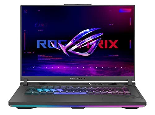 Ordinateur portable de jeu ASUS ROG Strix G16 (2024), 16”, Affichage FHD 165 Hz, NVIDIA® GeForce RTX™ 4060, Intel Core i7-13650HX, 16 Go DDR5, 1 To SSD PCIe Gen4, Wi-Fi 6E, Windows 11, G614JV-AS74