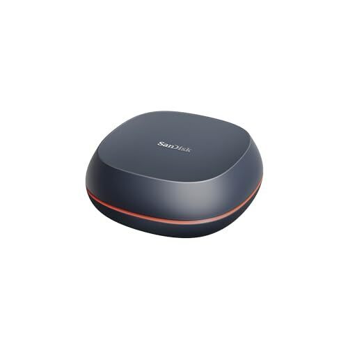 SSD SanDisk Desk Drive 8 To, SSD externe de bureau, compatible avec Windows et Mac, sauvegardes automatiques, vitesses SSD jusqu'à 1000 Mo/s, disque dur solide de haute capacité, formaté exFAT, USB-C, USB 3.2 Gen 2