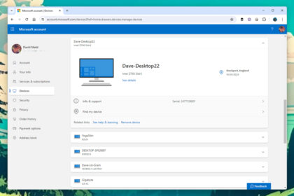 Comment voir tous les appareils connectés à votre compte Microsoft