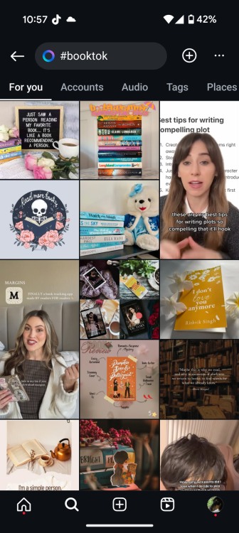Booktok sur Instagram