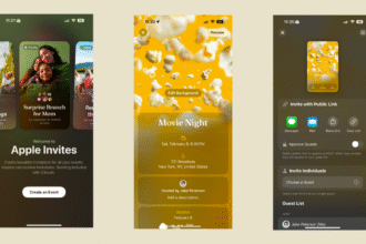 Apple lance une nouvelle application ‘Invites’