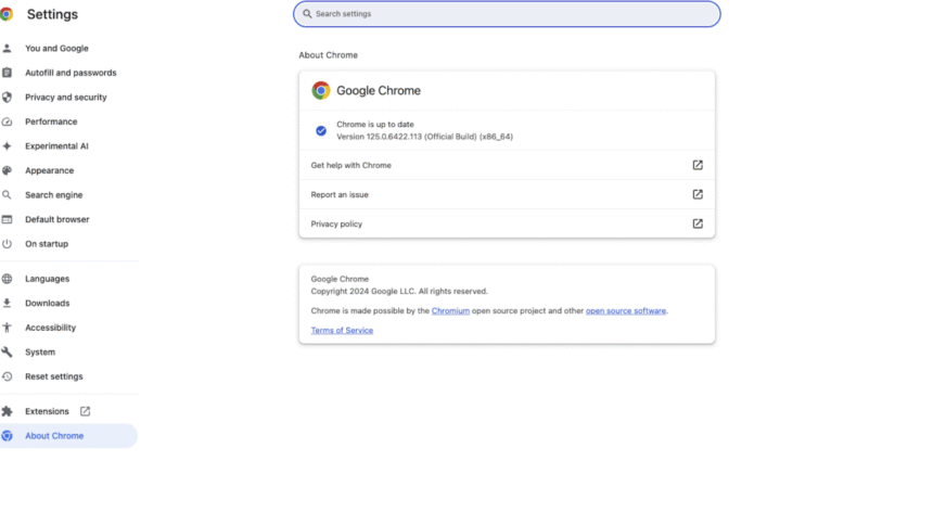 Mettez à jour Chrome dès que possible, encore une fois.