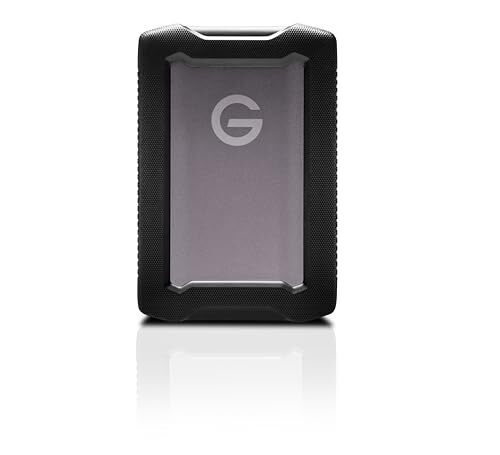 SanDisk Professional 5 To G-Drive ArmorATD - Disque dur externe portable robuste, durable, USB-C, USB 3.2 Gen 1 - SDPH81G-005T-GBA1D