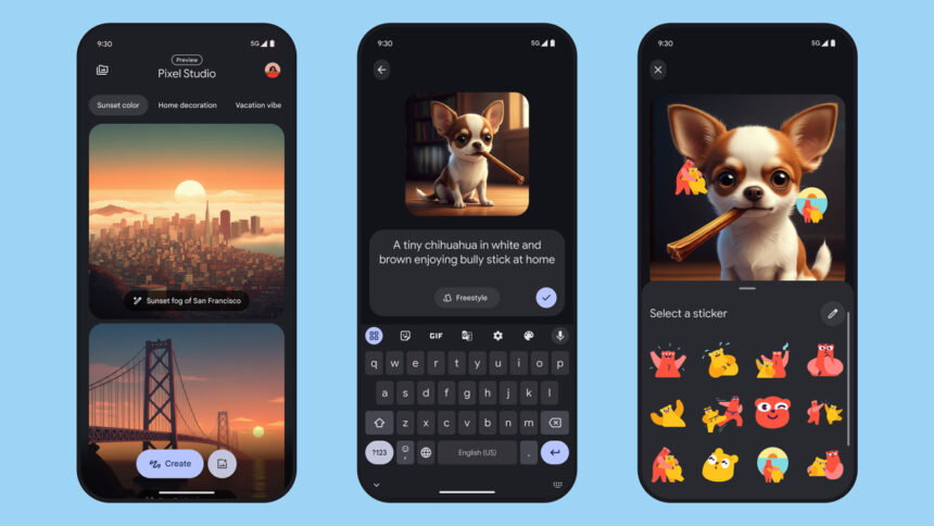 Pixel Studio : la façon la plus simple (si ce n’est la meilleure) de créer de l’art généré par l’IA sur votre Pixel 9