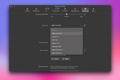 Mise à jour de Raycast : Créez plus facilement de nouveaux raccourcis clavier sur Mac.