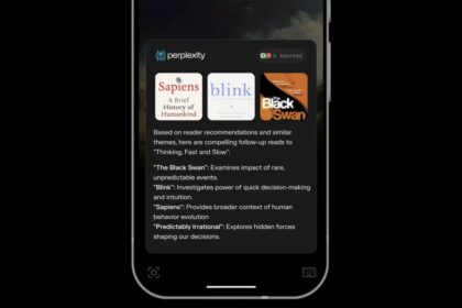 Nouveau compagnon IA Perplexity pour Android