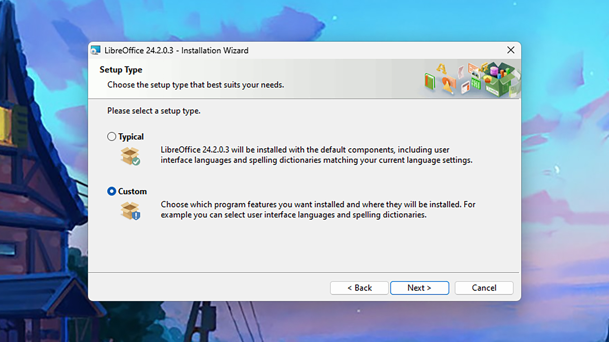 Installation de LibreOffice