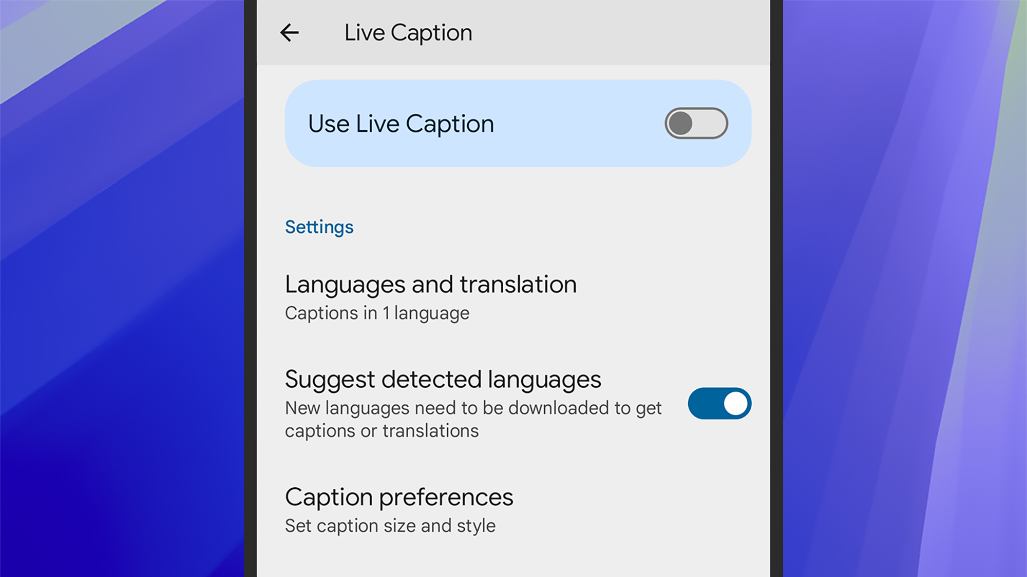 Android Live Caption