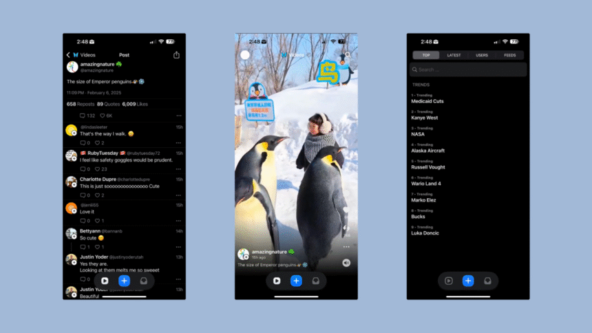 Bluesky a désormais sa propre version de TikTok
