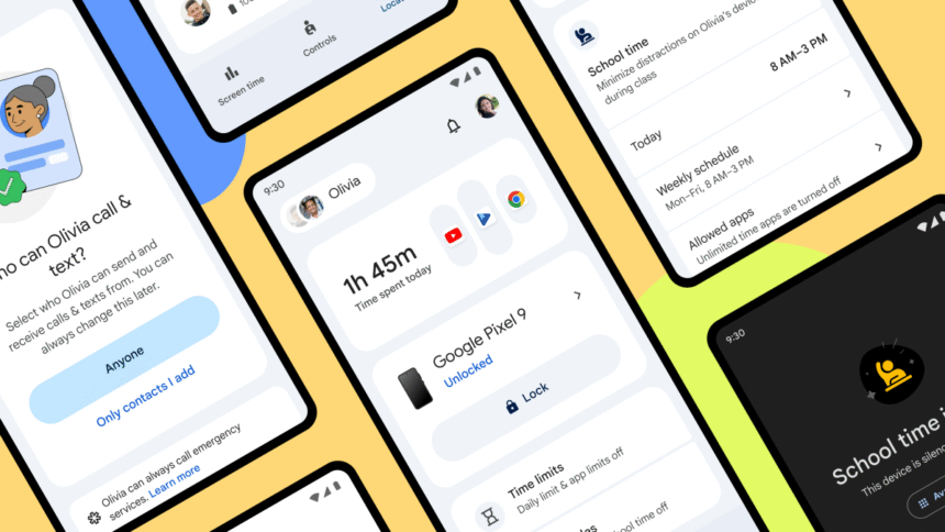 Nouveaux contrôles parentaux Android : mise à jour sur le temps scolaire