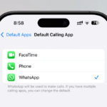 Vous pouvez désormais définir WhatsApp comme application par défaut pour les appels et les messages sur iPhone.
