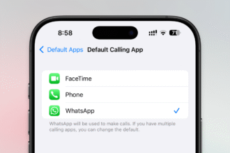 Vous pouvez désormais définir WhatsApp comme application par défaut pour les appels et les messages sur iPhone.