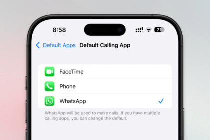Vous pouvez désormais définir WhatsApp comme application par défaut pour les appels et les messages sur iPhone.