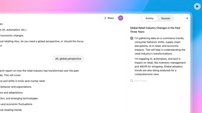 L’IA d’OpenAI peut réellement rédiger des rapports professionnels avec des citations.