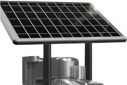 8MP 4K caméra solaire extérieure 4G SIM caméra de Surveillance sans fil avec panneau solaire double lentille PTZ IP Cam Protection de sécurité pour la sécurité à domicile(8MP WiFi Add 128G)