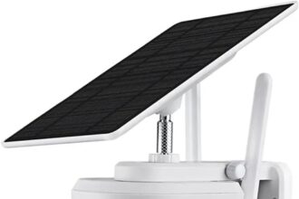Caméra de Surveillance, Caméra solaire 4G polyvalente extérieure 4MP 2K sans fil PTZ détection de mouvement caméra de sécurité Audio bidirectionnelle intérieure ,Caméras de sécurité(4MP WIFI Add 128G)
