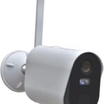 Daewoo W502 Wireless WiFi Int/Ext Full HD Autonomous Camera Motion Detection Night Vision Night Vision Two Way Audio System Compatible with Amazon Alexa White