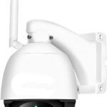 Outdoor Security Camera 5MP HD WiFi IP PTZ Zoom 30X Dome Security Camera Video Auto Cruise Two-way Audio Outdoor Waterproof 80M Infrared Night Vision