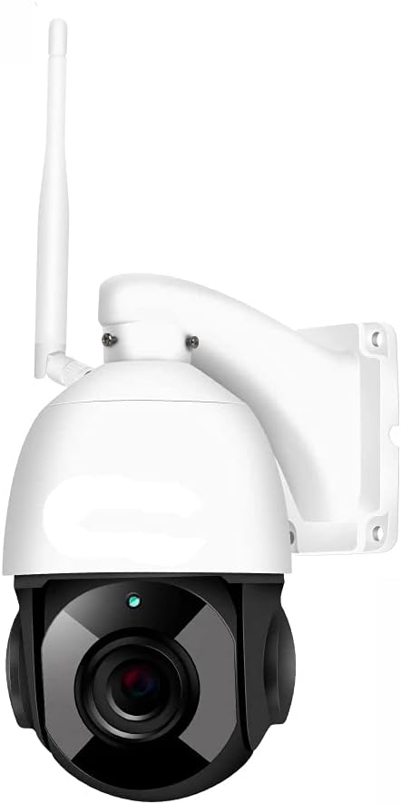 Outdoor Security Camera 5MP HD WiFi IP PTZ Zoom 30X Dome Security Camera Video Auto Cruise Two-way Audio Outdoor Waterproof 80M Infrared Night Vision