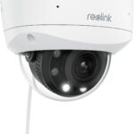 Reolink 4K PoE Surveillance Camera with 5X Optical Zoom, IP Camera with Night Vision, Two-Way Audio, Person/Vehicle/Animal Detection, IK10, IP67, RLC-843A