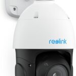 Reolink 4K PTZ Outdoor PoE Surveillance Camera, 5X 3D Optical Zoom, 360° Pan+90° Tilt, Automatic Tracking, Colour Night Vision, Intelligent Detection, 2-Way Audio, RLC-823S1(RLC-823A Upgrade)