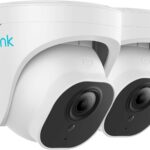 Reolink PoE 5MP Super HD Outdoor Surveillance Camera with Person/Vehicle Detection, IP Camera with MicroSD Card Slot, Audio Support, IP67 Waterproof, IR Night Vision 30m, RLC-520A 2 Pack