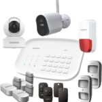 Daewoo Security DASA663AM Alarm Pack SA663 WiFi, Remote Control, Suitable for Animals, Standalone Indoor & Outdoor Camera W502, Indoor Camera and Outdoor Siren