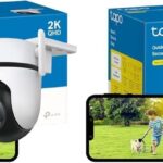 Tapo TP-Link 2K(4MP) 360° Outdoor WiFi Surveillance Camera C520WS, Starlight Color Night Vision, Person Detection and Motion Tracking, IP66 Waterproof, Audible Alarm Customizable