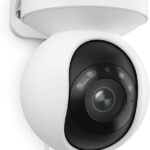 Reolink 2K Outdoor Surveillance Camera, Automatic Monitoring, Night Vision in Colour F1.0, Dual-Band WiFi 2.4/5GHz, Person/Vehicle/Pet Detection, Two-Way Audio, E1 Outdoor CX