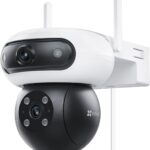 EZVIZ 8MP (4MP+4MP) Dual Lens Outdoor WiFi Surveillance Camera, 360° Outdoor Camera, Color Night Vision, Person/Vehicle Detection, Two-Way Audio, Waterproof, C90 Dual