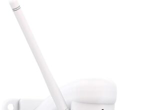 Foscam SD2X Outdoor Motorised IP Camera - Wi-FI, Dome, PTZ, 2MP, 18x Optical Zoom - Intelligent Motion Detection - 350° Horizontal and Vertical 90° Rotation - Night Vision 50m - White